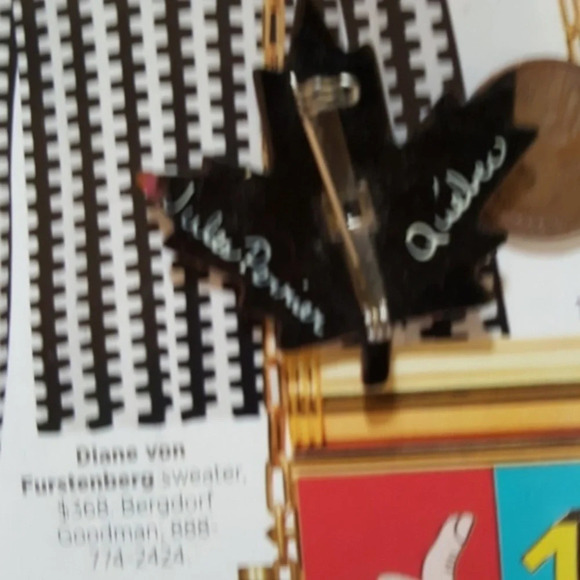 Vintage‎ Leaf pin - Picture 4 of 5